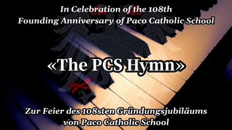 pcs hymn lyrics|The PCS Hymn (Paco Catholic School) .